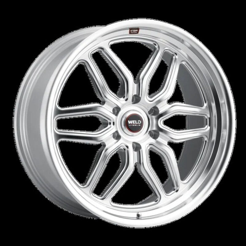 Weld Racing 17x11 Laguna Drag 5x127 ET44 BS4.25 Gloss Sil Mach DIA 78.1 Wheels - Cast Weld
