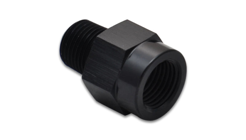 Vibrant 1/8in Male BSP to 1/8in Female NPT Adapter Fitting - Aluminum Fittings Vibrant