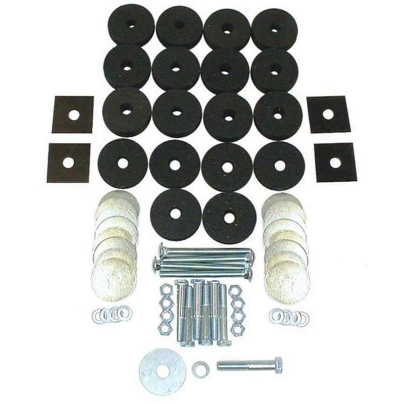 Omix Body Tub Mounting Kit 41-75 Willys & Jeep Models Other Body Components OMIX