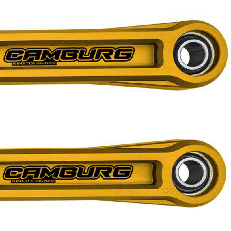Camburg Ford Bronco 21-23 KINETIK Series Rear Billet Lower Trailing Arm Kit (Gold) Suspension Arms & Components Camburg