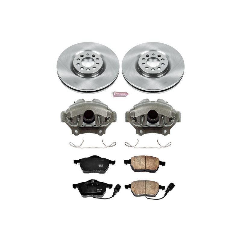 Power Stop 99-06 Audi TT Front Autospecialty Brake Kit w/Calipers Brake Kits - OE PowerStop