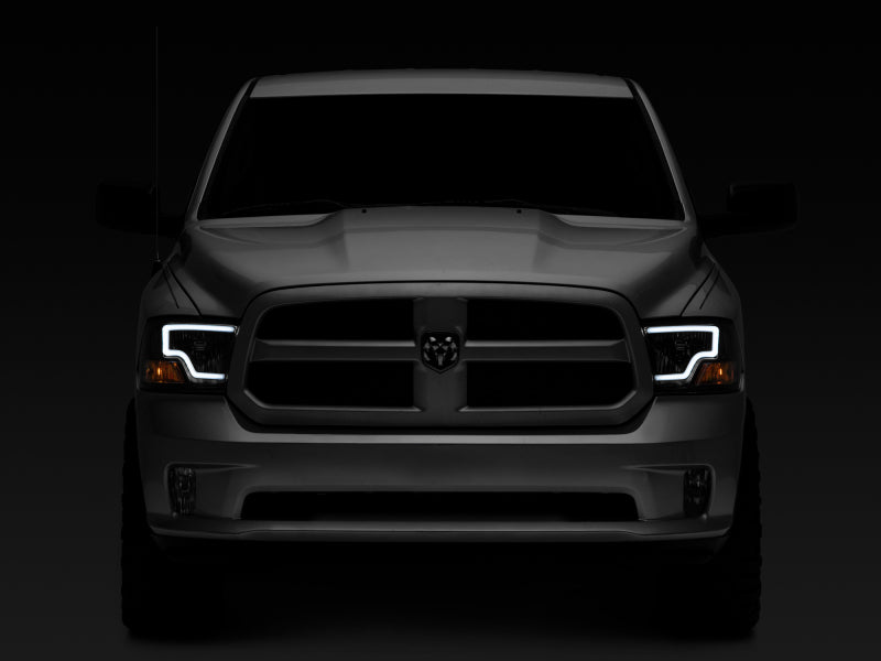 Raxiom 09-18 Dodge RAM 1500 LED Bar Headlights- Black Housing (Clear Lens) Headlights Raxiom