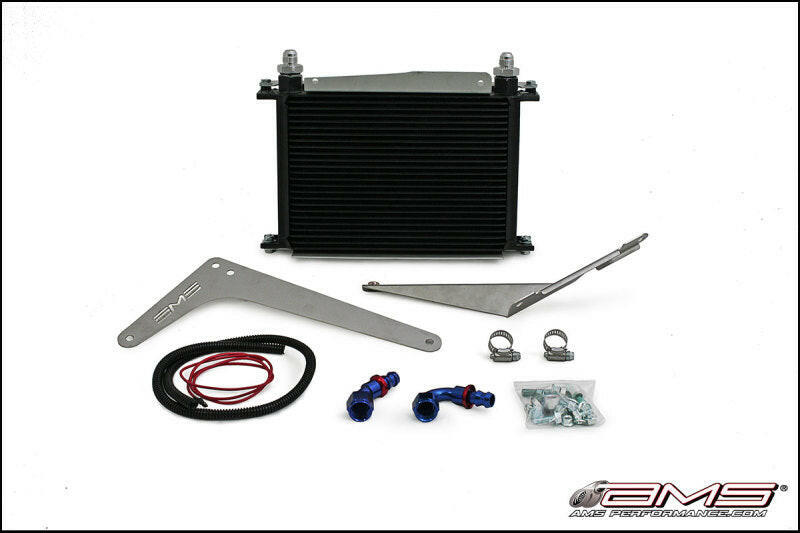 AMS Performance 08-15 Mitsubishi EVO X MR/Ralliart SST Transmission Oil Cooler Kit Transmission Coolers AMS