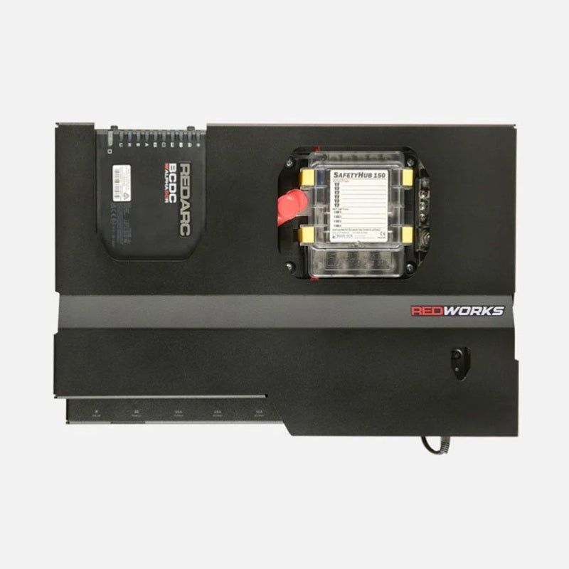 REDARC REDWorks Nomad50 Power Panel w/50A BCDC Alpha R Battery Charger Battery Chargers REDARC