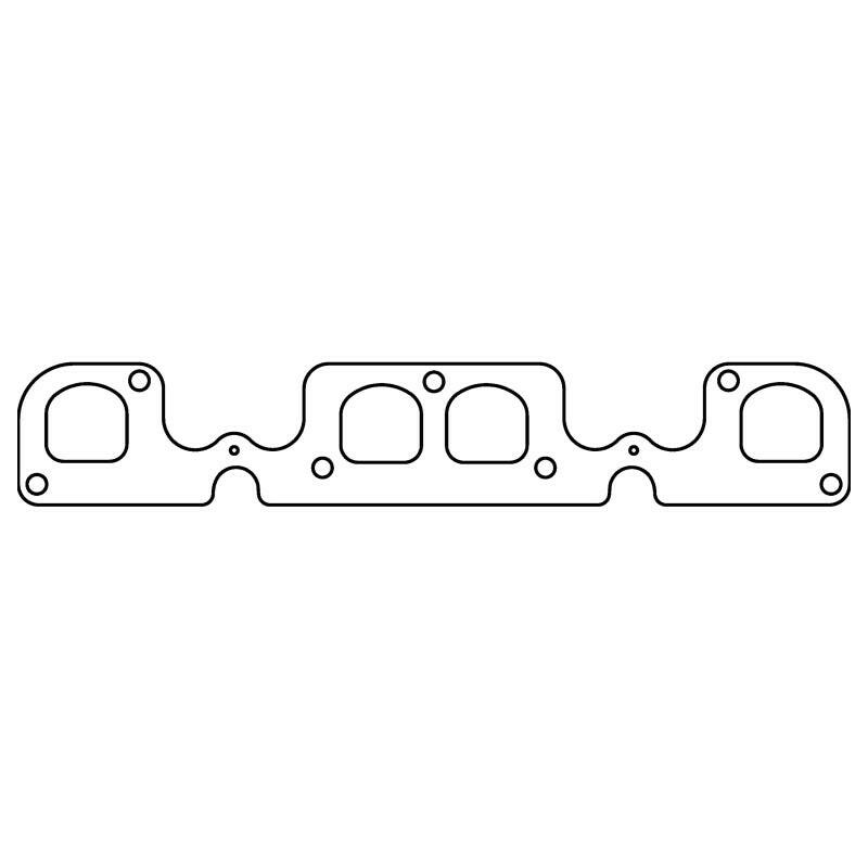 Cometic Chevy Gen1 SB V8 .030in MLS Exhaust Mani Gskt Set-1.780in x 1.700in D Ports-Brodix 12B Head Exhaust Gaskets Cometic Gasket