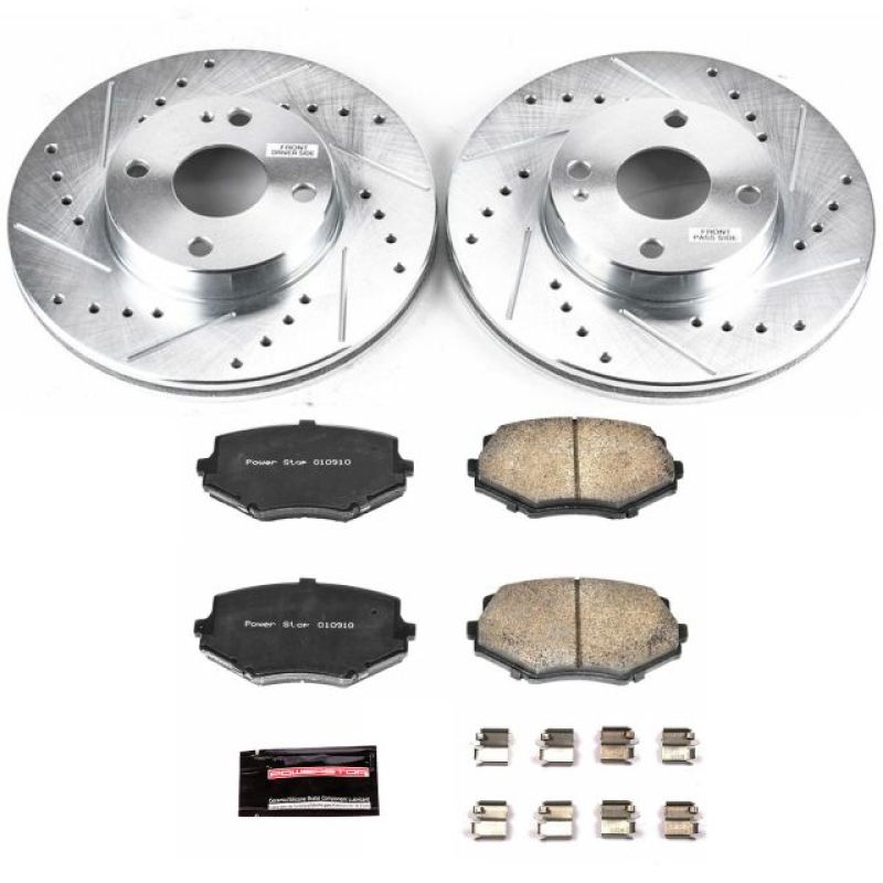 Power Stop 94-97 Mazda Miata Front Z23 Evolution Sport Brake Kit Brake Kits - Performance D&S PowerStop