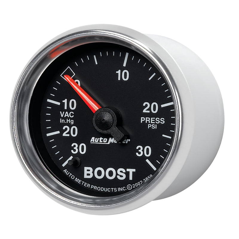 Autometer GS 30inhg-30PSI Digital Vac/Boost Gauge Gauges AutoMeter