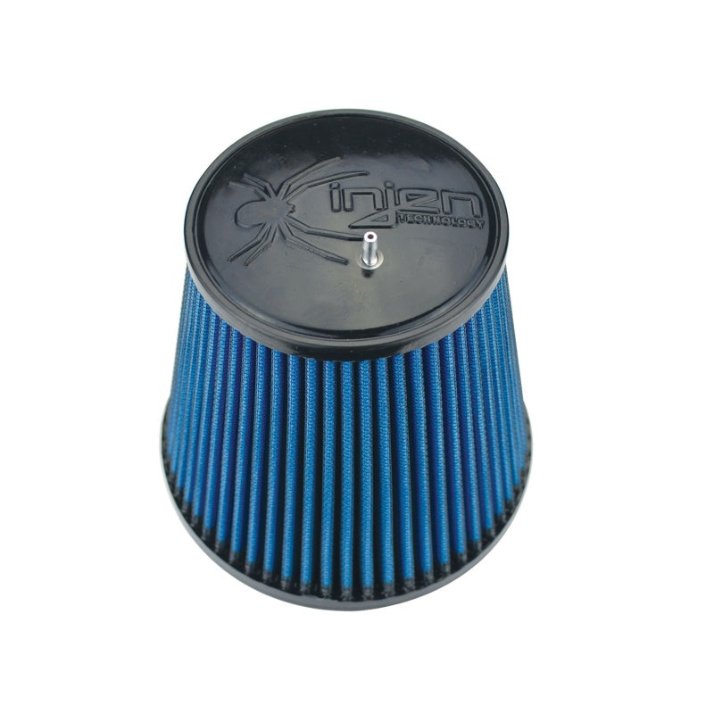 Injen NanoWeb Dry Air Filter 4.0 Flange w/ShurLok / 5.63 Base OD /6.0 Tall /4.0 Top w/Barb Fitting Air Filters - Drop In Injen