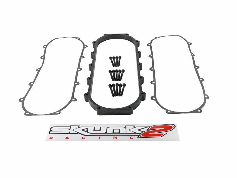 Skunk2 Ultra Series Honda/Acura Black RACE Intake Manifold 1 Liter Spacer (Inc Gasket & Hardware) Intake Spacers Skunk2 Racing
