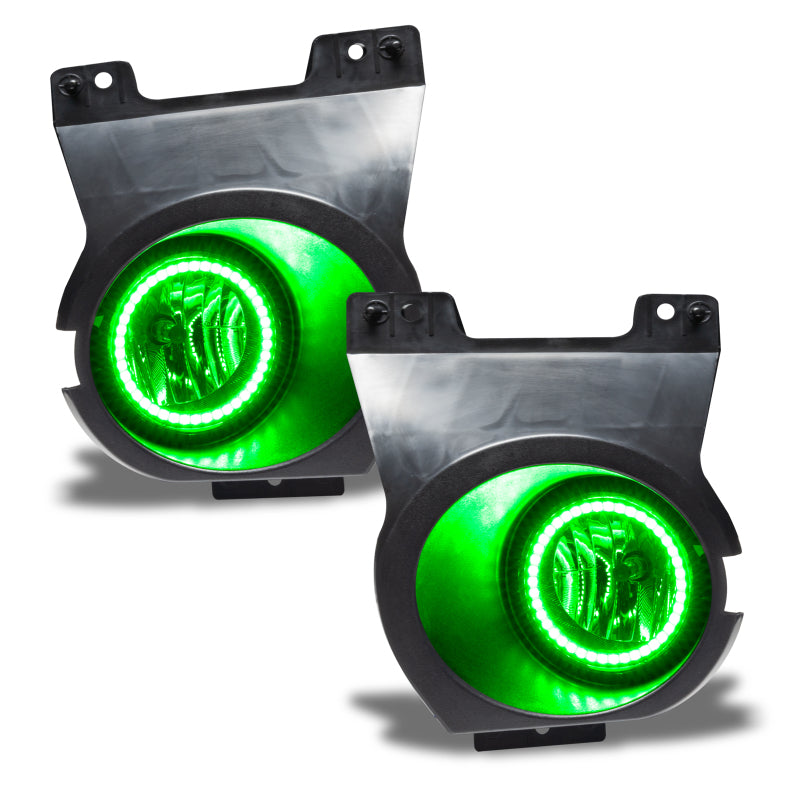 Oracle Lighting 11-14 Ford F-150 Pre-Assembled LED Halo Fog Lights -Green Fog Lights ORACLE Lighting