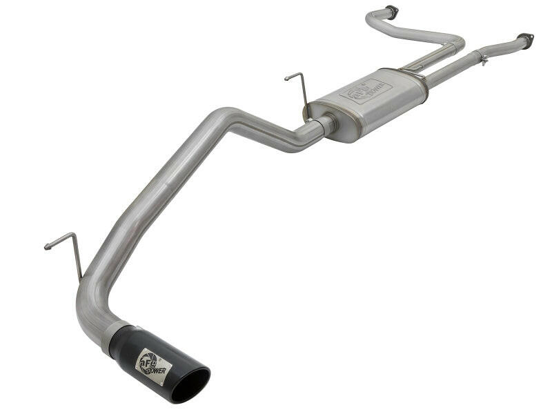 aFe MACHForce XP 2.5in Cat-Back Exhaust System w/ Black Tip Nissan Frontier 17-19 V8-5.6L Catback aFe
