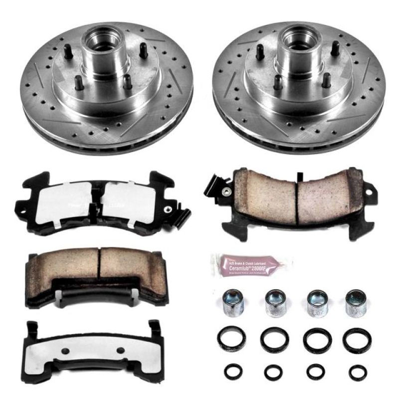 Power Stop 79-81 Buick Century Front Z36 Truck & Tow Brake Kit Brake Kits - Performance D&S PowerStop