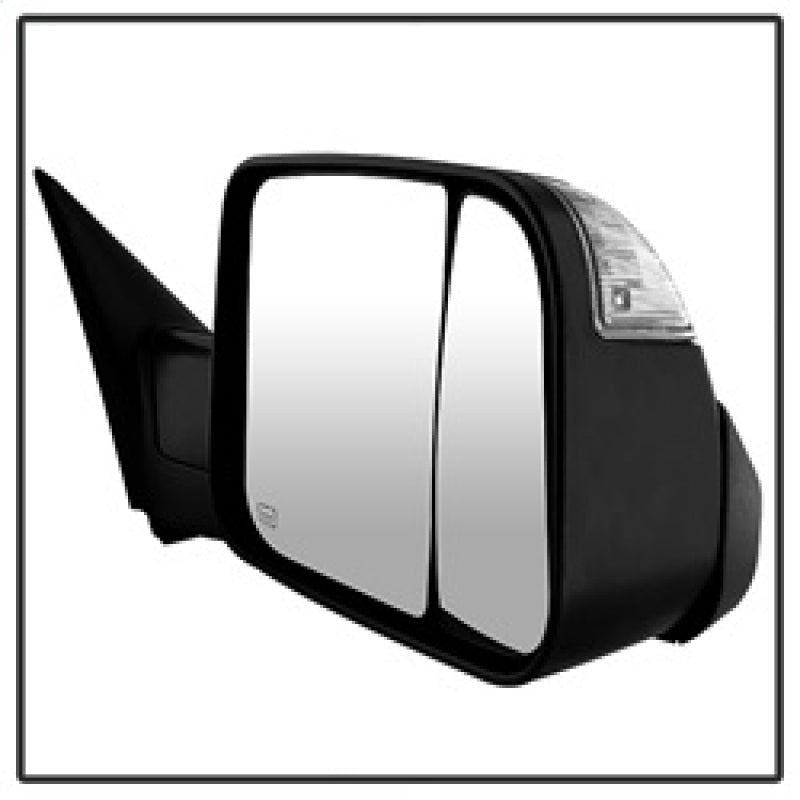 xTune Dodge Ram 1500 09-12 Power Heated Adjust Mirror Black Housing Right MIR-DRAM09S-PWH-R Side Mirrors SPYDER