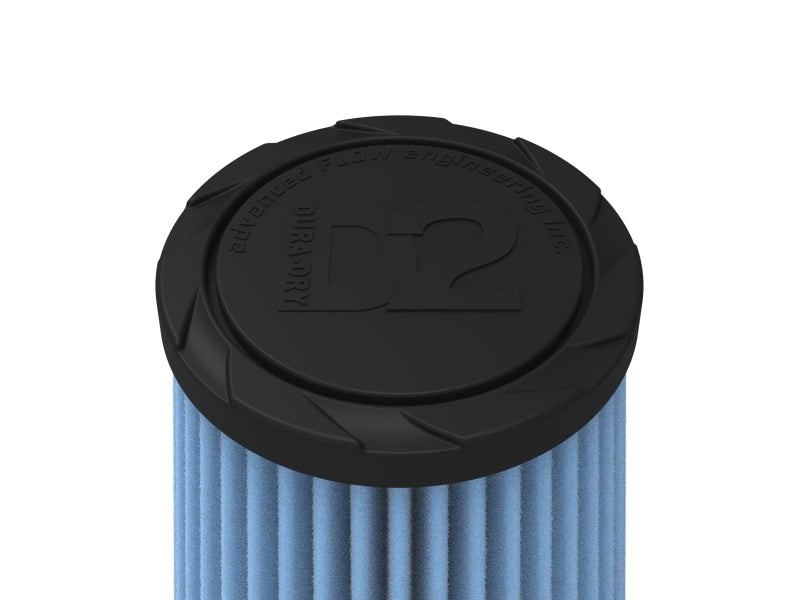 aFe POWER Universal Clamp-On Air Filter w/ D2 Dura-Dry Media - 3in F x 5in B x 3-1/2in T x 6in H Air Filters - Universal Fit aFe