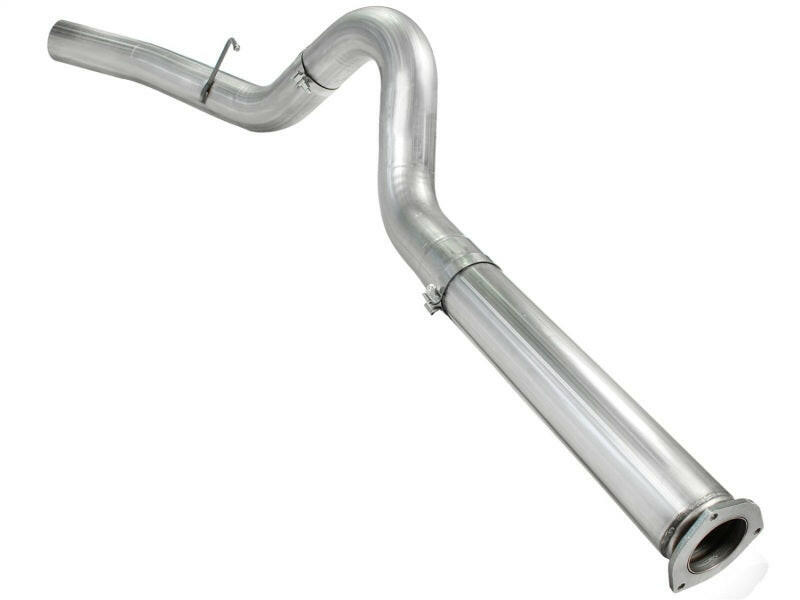 aFe Atlas 5in DPF-Back Aluminized Steel Exh Sys, Ford Diesel Trucks 11-14 v8-6.7L (td) No tip DPF Back aFe
