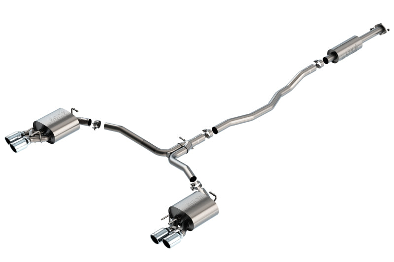 Borla 18-20 Toyota Camry XSE Cat Back S-Type Exhaust 3.5in Tip Dual Split Rear Exit Catback Borla