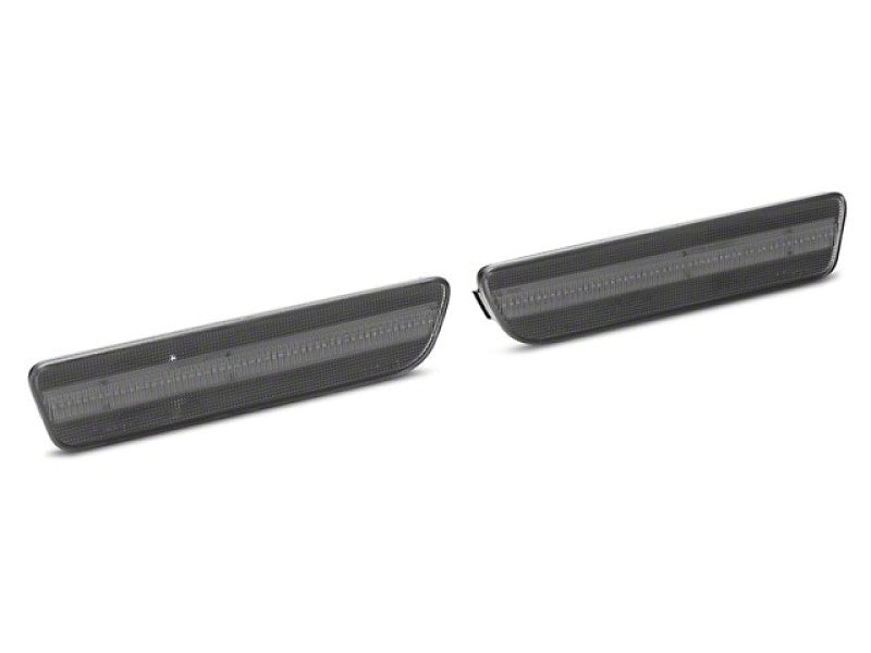 Raxiom 05-09 Ford Mustang Axial Series LED Side Markers (Smoked) Sidemarkers & Indicators Raxiom