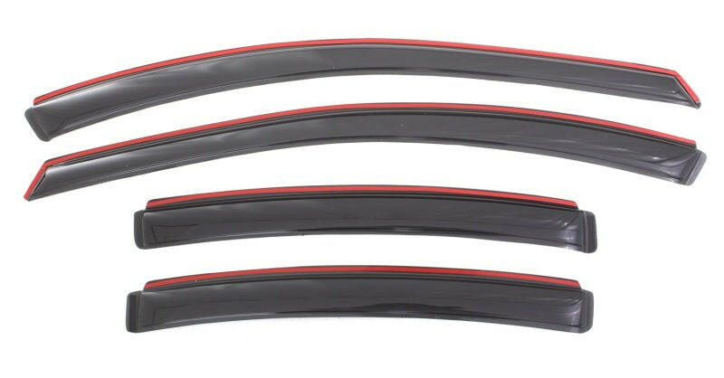 AVS 11-15 Chevy Cruze Ventvisor In-Channel Front & Rear Window Deflectors 4pc - Smoke Wind Deflectors AVS