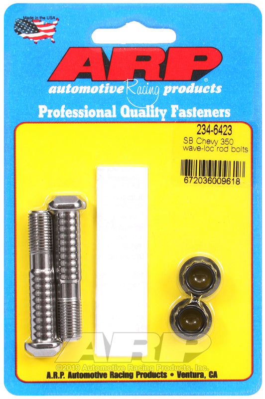ARP SB Chevy 350 wave-loc rod bolts Rod Bolt Kits ARP