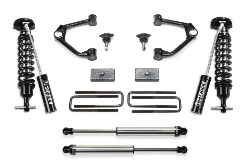 Fabtech 19-21 GM C/K1500 P/U 3in Budget Sys w/Dl 2.5 Resi & 2.25 Coilovers Fabtech