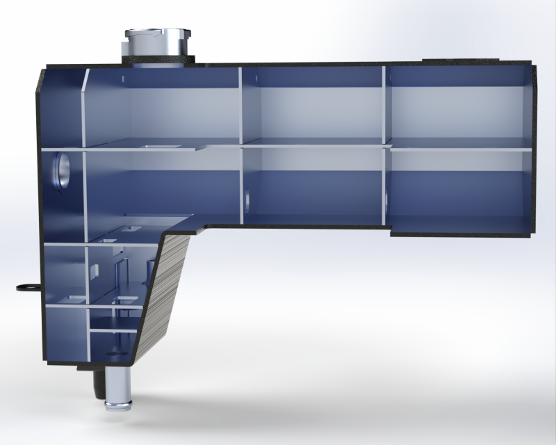 Mishimoto 2024+ Toyota Tacoma Expansion Tank - Black Coolant Reservoirs Mishimoto