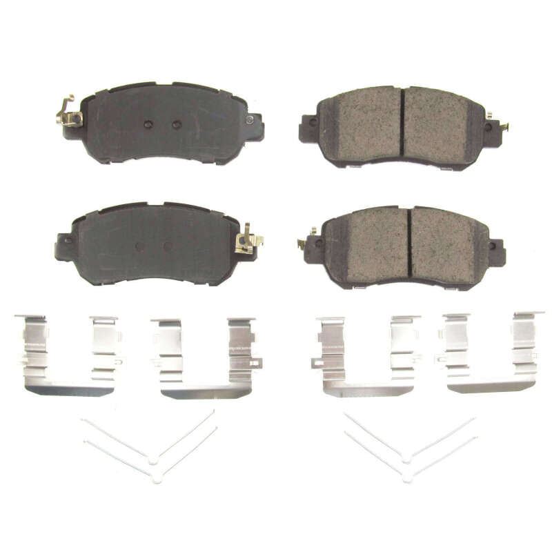 Power Stop 2019 Nissan Kicks Front Z17 Evolution Ceramic Brake Pads w/Hardware Brake Pads - OE PowerStop