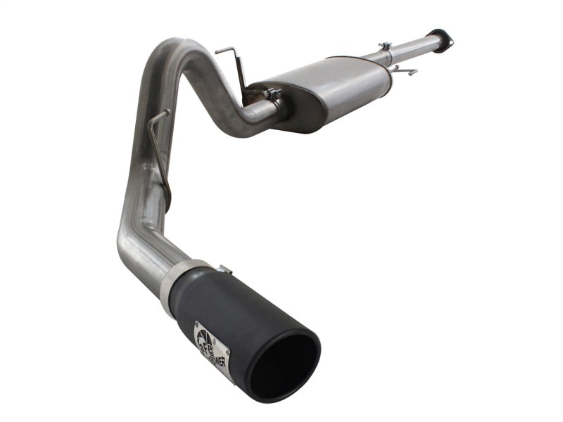 aFe MACHForce XP Exhausts Cat-Back SS 409 EXH Wrinkle Black CB Ford F-150 11-12 V6-3.5L (tt) Catback aFe