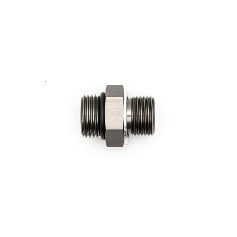 DeatschWerks 8AN ORB Male To 18 X 1.5 Metric Male (Incl O-Ring and Crush Washer) Fittings DeatschWerks