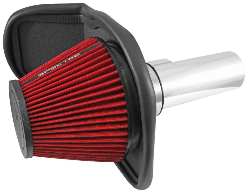 Spectre 11-15 Chevy Cruze 1.4L Air Intake Kit - Polished w/Red Filter Cold Air Intakes Spectre