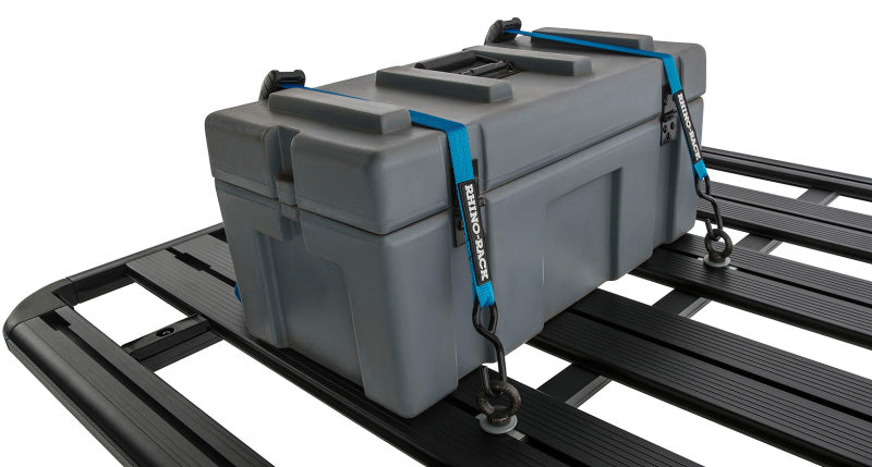 Rhino-Rack Tie Down Strap w/Hook - 3m/118in - Pair Cargo Tie-Downs Rhino-Rack