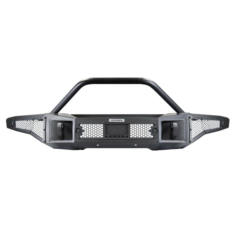 Go Rhino 21-24 Ford Bronco (2 and 4 Door) Rockline Full Width Bumper w/ Overrider Bar Bumpers - Steel Go Rhino