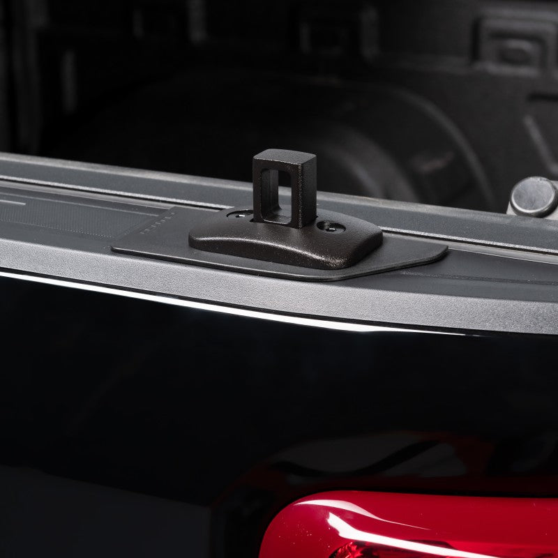 Putco 14-19 Chevy Silverado/ GMC Sierra - Push-Up Tie Downs for Rear Stake Pockets (Pair) - Black Brackets Putco