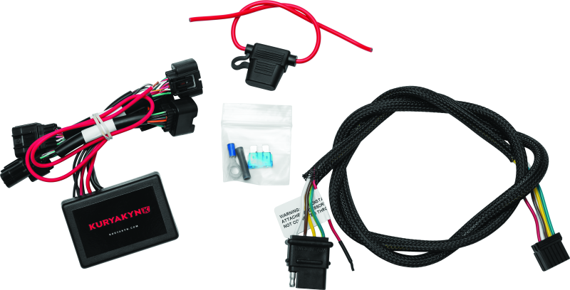 Kuryakyn Trailer Wiring Kit 5-Wire Honda 18-22 GL1800 Wiring Harnesses Kuryakyn