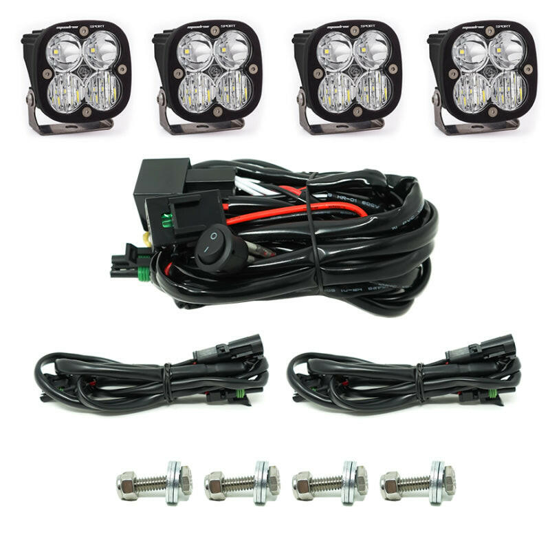 Baja Designs 2019 Ford Ranger Squadron Sport Grille Kit Light Bars & Cubes Baja Designs