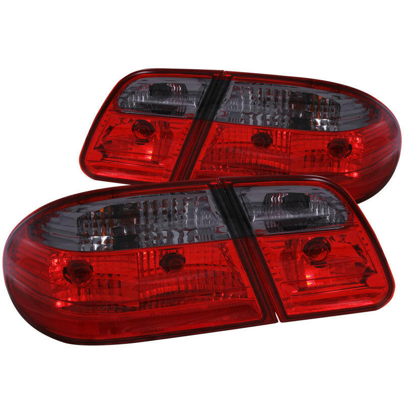 ANZO 1996-2002 Mercedes Benz E Class W210 Taillights Red/Smoke G2 Tail Lights ANZO