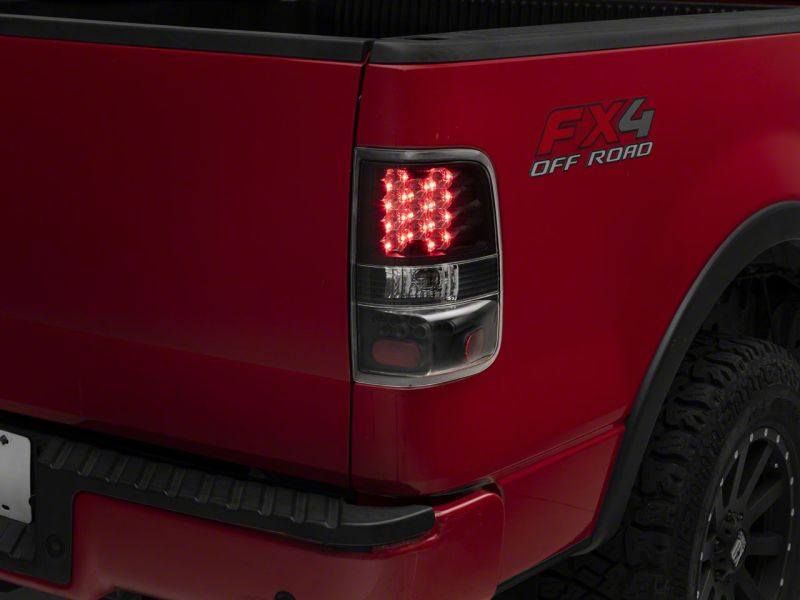 Raxiom 04-08 Ford F-150 Styleside LED Tail Lights- Blk Housing (Clear Lens) Tail Lights Raxiom