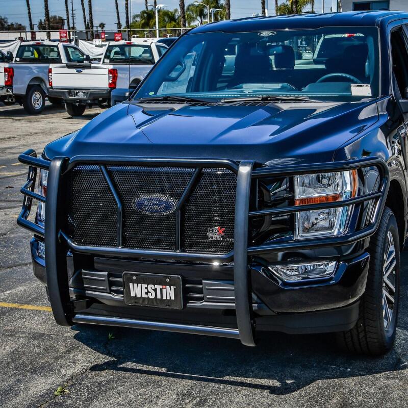 Westin 2021 Ford F150 HDX Grille Guard - Black Grille Guards Westin