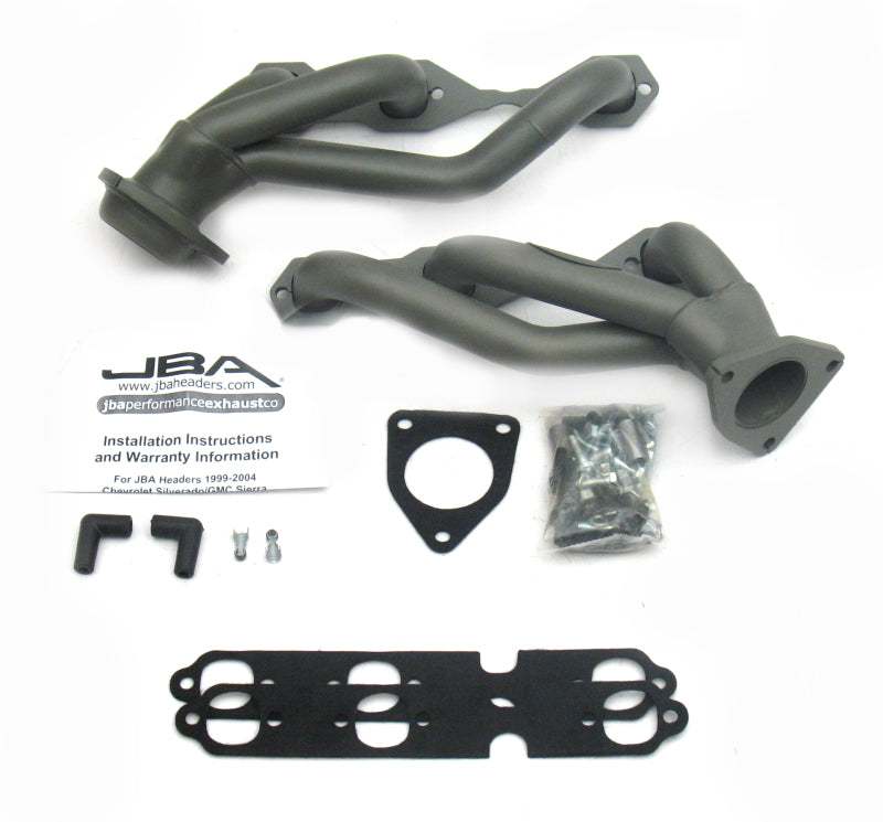 JBA 03-13 GM Truck 4.3L V6 1-1/2in Primary Ti Ctd Cat4Ward Header Headers & Manifolds JBA