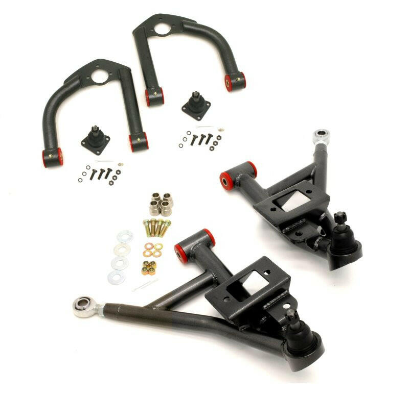 BMR 93-02 F-Body Upper And Lower A-Arm Kit - Black Hammertone Control Arms BMR Suspension