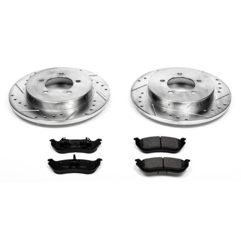 Power Stop 02-05 Ford Explorer Rear Z23 Evolution Sport Brake Kit Brake Kits - Performance D&S PowerStop