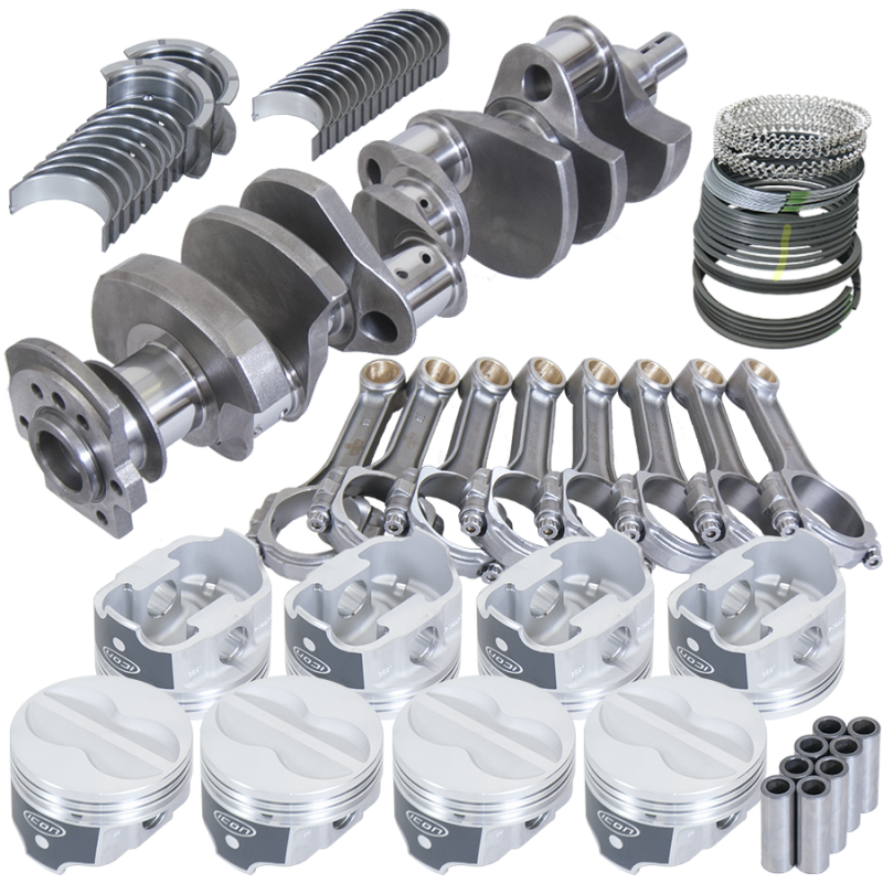 Eagle Chevy 350 3.750in Int Balance Crank 5.700in I-Beam Rod -10cc 4.000in Pistons Rotating Assembly Rotating Assemblies Eagle