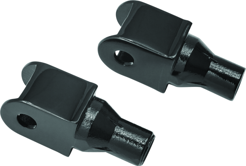 Kuryakyn Tapered Peg Adapter Honda Gloss Black Footpegs Kuryakyn