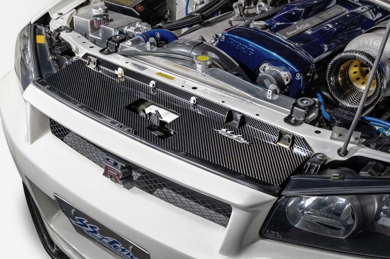 GReddy Garage 95-98 Nissan Skyline GT-R Carbon Cooling Panel R33 Carbon Accessories GReddy