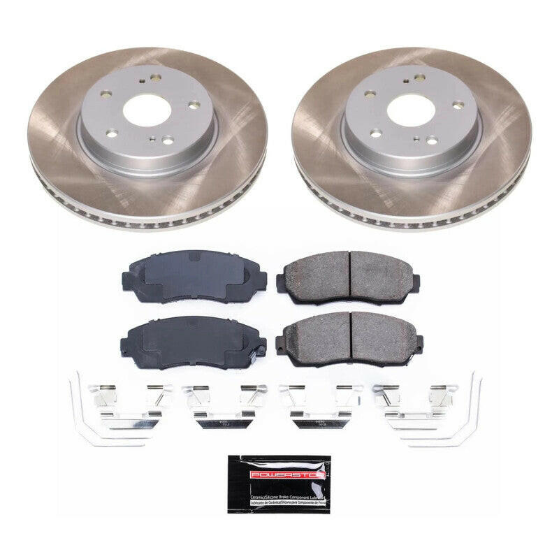 Power Stop 16-19 Subaru Legacy Front Semi-Coated Rotor Kit Brake Kits - Performance Blank PowerStop