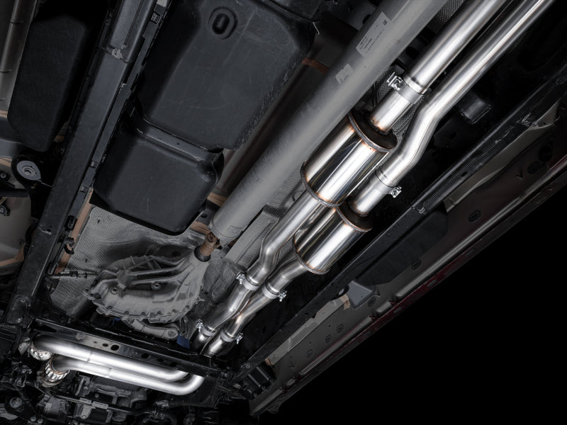 AWE Tuning 25+ RAM 1500 3.0TT 0FG Cat-Back Touring Exhaust - Chrome Silver Tips Catback AWE Tuning