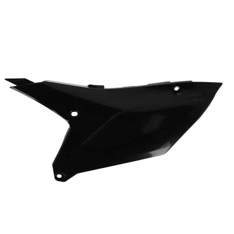 Cycra 23+ Yamaha WR450F/YZ450F/FX Side Number Panels - Black Plastics Cycra