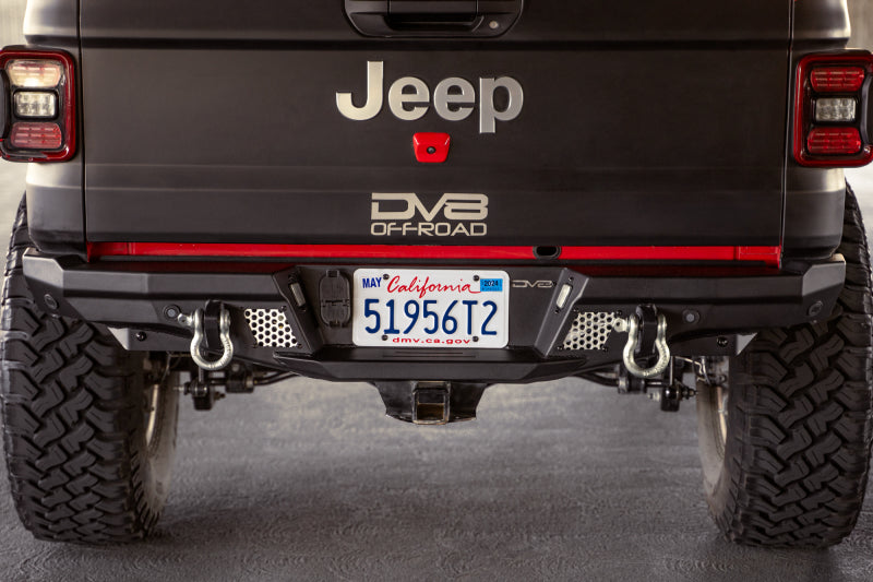DV8 Offroad 20-23 Jeep Gladiator JT MTO Series Rear Bumper Bumpers - Steel DV8 Offroad