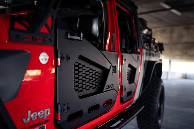 DV8 Offroad 18-22 Jeep Wrangler JL/JT Spec Series Half Doors - Front Set Doors DV8 Offroad
