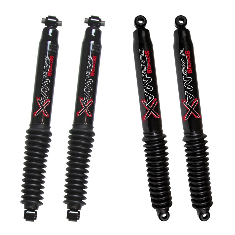 Skyjacker 2020+ Jeep Gladiator 6-6.5 in. Front & Rear Black MAX Shocks Component Box Shocks and Struts Skyjacker