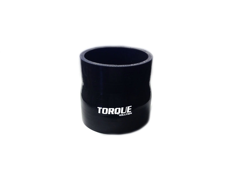 Torque Solution Transition Silicone Coupler: 2.75 inch to 3 inch Black Universal Silicone Couplers & Hoses Torque Solution